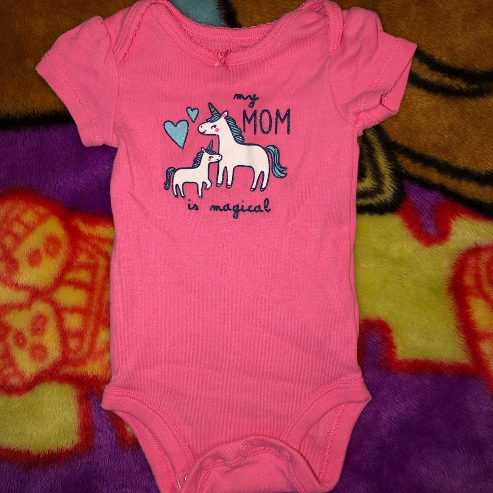 Baby Girl Unicorn Onesie